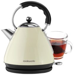 Cookworks Stainless Steel Kettle - Almond.